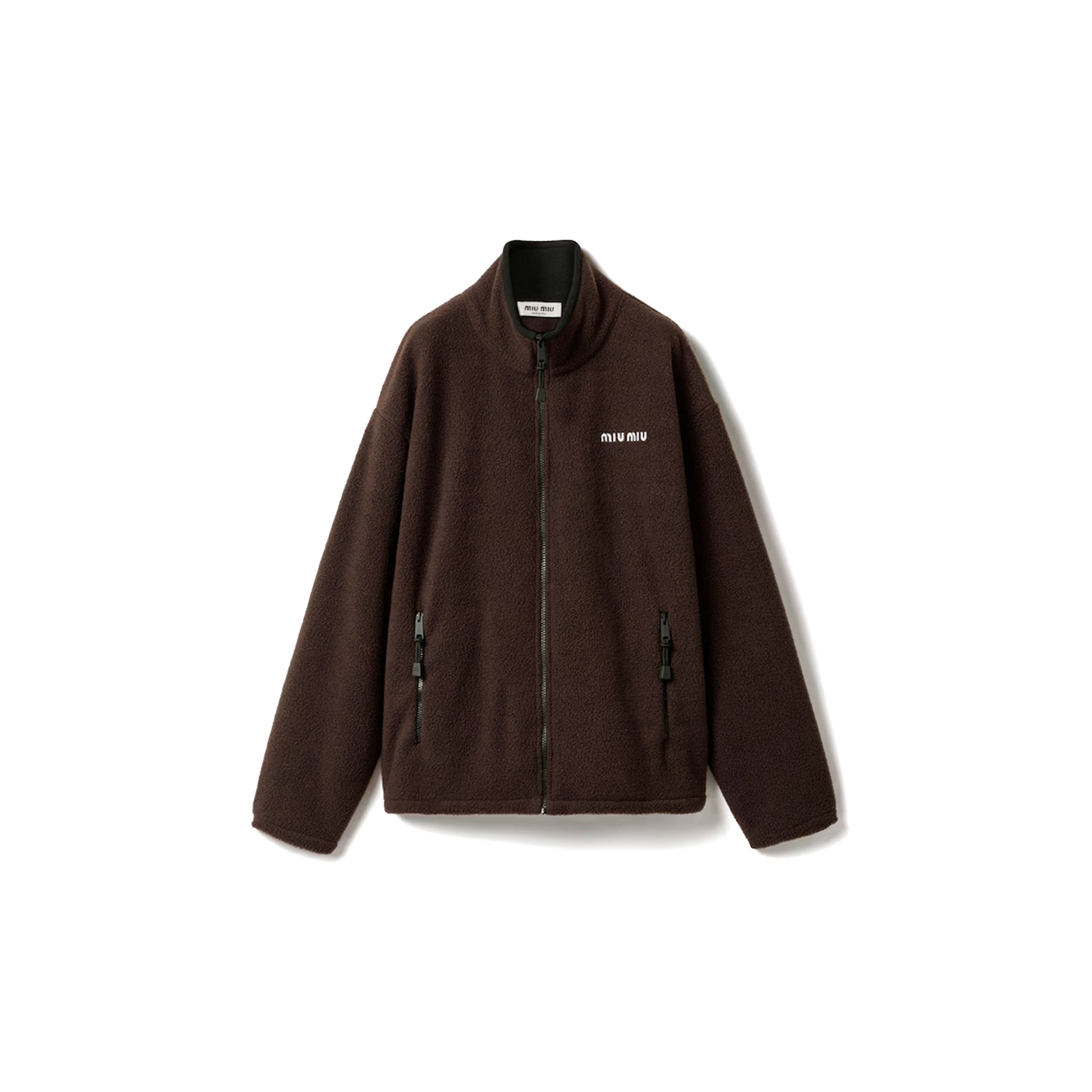 MIU MIU FLEECE ZIPPER JACKET MJL042
